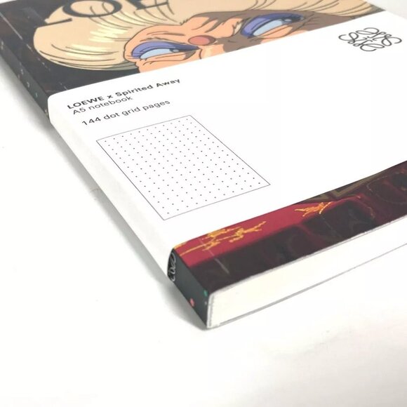 LOEWE Ghibli Spirited Away Yubaba Design memo pad notebook paper Black Unused - Picture 6 of 10